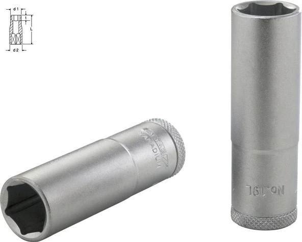Altaş 4mm 1/4'' Tek Lokma Uzun Tip // 01020300780 ürün görseli 1
