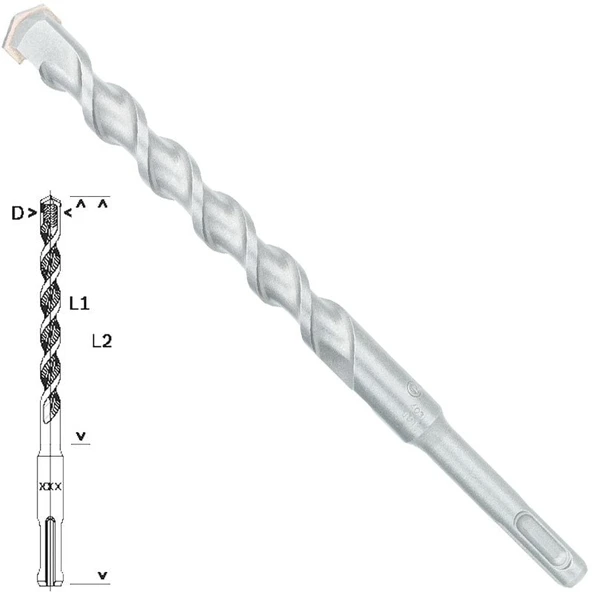 Bosch - Plus-1 Serisi, SDS-plus Kırıcı Delici Matkap Ucu 16*210 mm ürün görseli 1