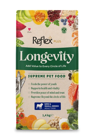 Plus Longevity Hipoalerjenik Mini ve Küçük Irk Yetişkin Köpek Maması 1,4kg ürün görseli 1