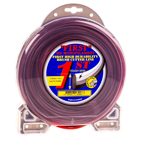 First 7430088 Misina 3.3mm 51m 5 Köşeli Silikonlu ürün görseli 1