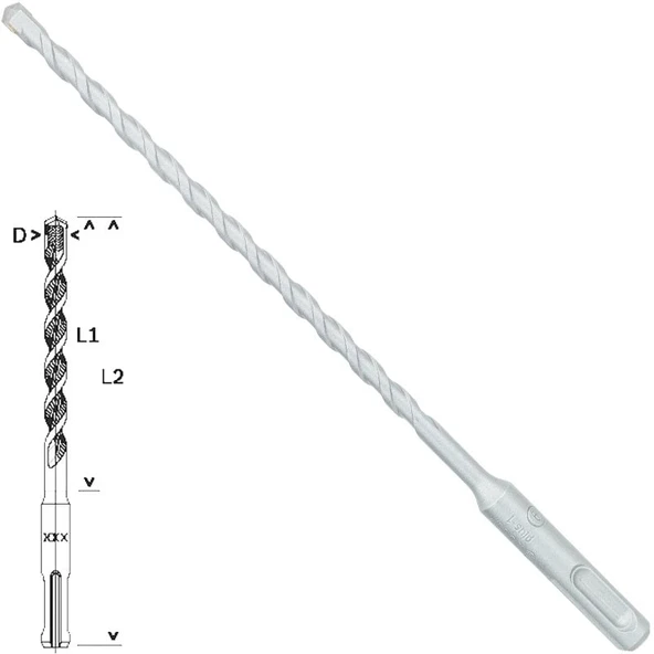 Bosch - Plus-1 Serisi, SDS-plus Kırıcı Delici Matkap Ucu 6*210 mm ürün görseli 1
