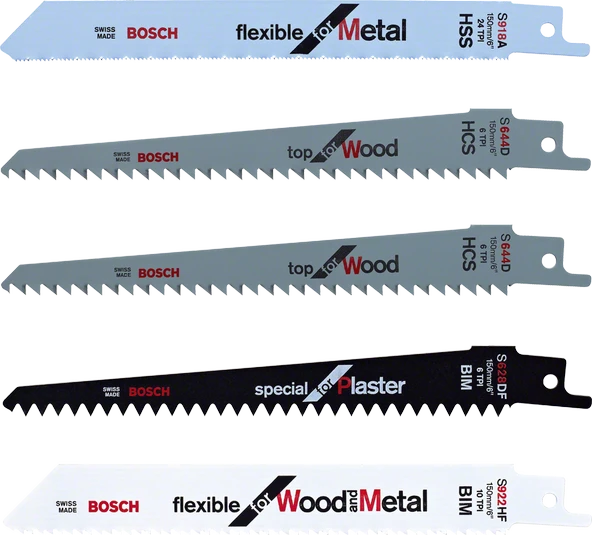 Bosch KEO 5'li Ahsap bıçak seti ürün görseli 1