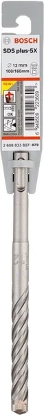 Bosch - SDS-Plus-5X Serisi Kırıcı Delici Matkap Ucu 12*160 mm ürün görseli 1