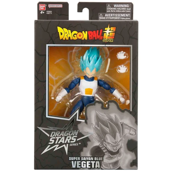Dragon Ball Stars Super Saiyan Blue Vegeta Eklemli Figür 36773 16 cm ürün görseli 1