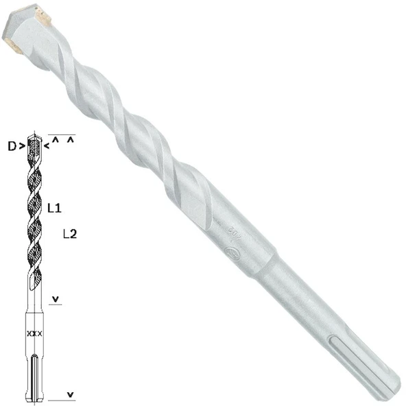 Bosch - Plus-1 Serisi, SDS-plus Kırıcı Delici Matkap Ucu 14*160 mm ürün görseli 1