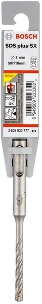 Bosch - SDS-Plus-5X Serisi Kırıcı Delici Matkap Ucu 6*110 mm ürün görseli 1