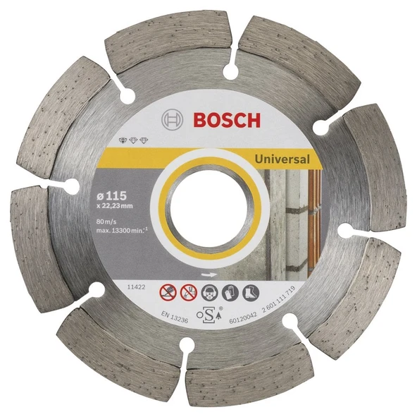 Bosch 9+1 Standard for Universal 115 mm ürün görseli 1