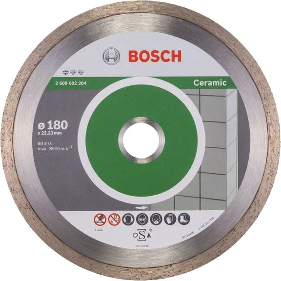 Bosch - Standard Seri Seramik İçin Elmas Kesme Diski 180 mm ürün görseli 1