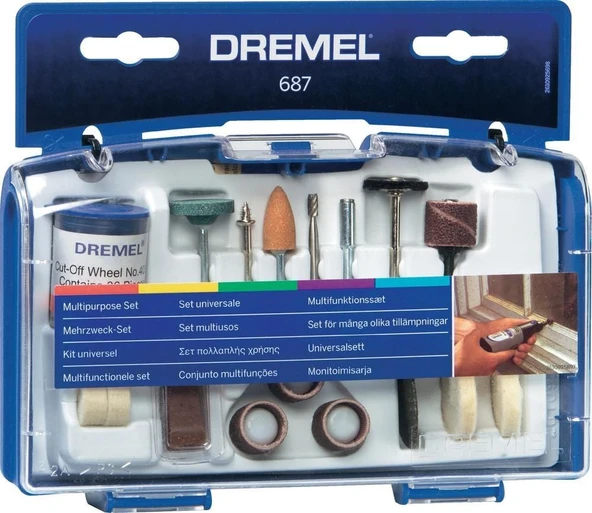 Dremel 687 Çok Amaçlı Aksesuar Seti 52 Parça ürün görseli 1