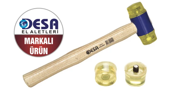 Sait Demirci 35No Ağaç Saplı PVC [Şeffaf] Çekiç ürün görseli 1
