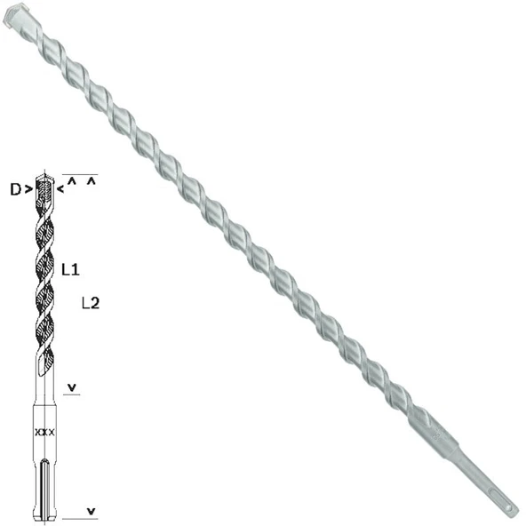 Bosch - Plus-1 Serisi, SDS-plus Kırıcı Delici Matkap Ucu 18*460 mm ürün görseli 1