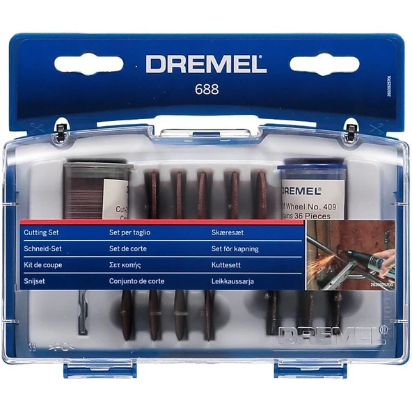 Dremel 688 Kesme Aksesuar Seti 68 Parça ürün görseli 1