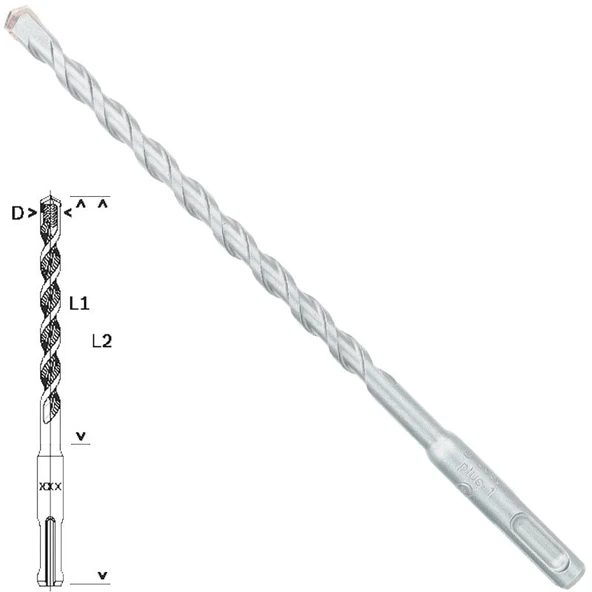 Bosch - Plus-1 Serisi, SDS-plus Kırıcı Delici Matkap Ucu 8*210 mm ürün görseli 1