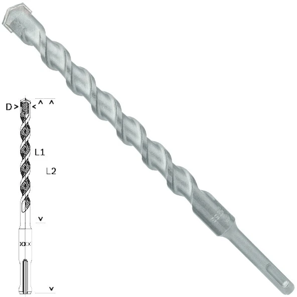 Bosch - Plus-1 Serisi, SDS-plus Kırıcı Delici Matkap Ucu 20*260 mm ürün görseli 1