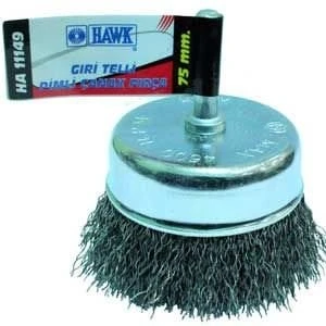 Hawk 63mm Gri Telli Pimli Çanak Fırça // HA-11147 ürün görseli 1