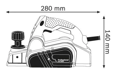 Bosch Professional GHO 6500 Planya - Resim 2