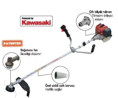 Kawasaki X800 Benzinli Yan Tırpan 3Hp ürün görseli 1