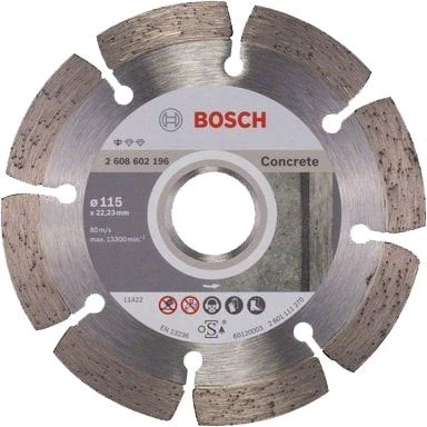 Bosch - Standard Seri Beton İçin Elmas Kesme Diski 115 mm ürün görseli 1