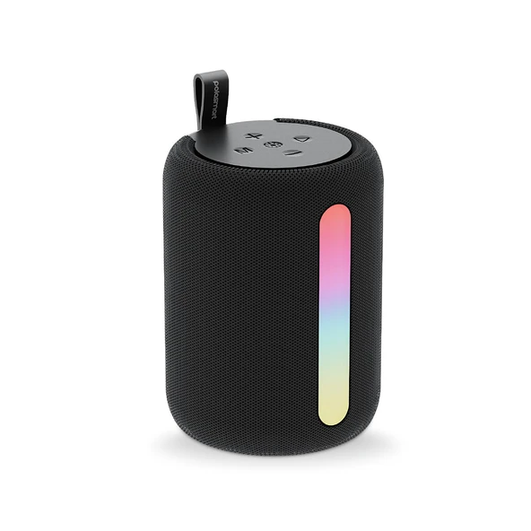 Polosmart FS110 Işıklı Taşınabilir Kablosuz Bluetooth Speaker Hoparlör 1200 mAh Siyah ürün görseli 1