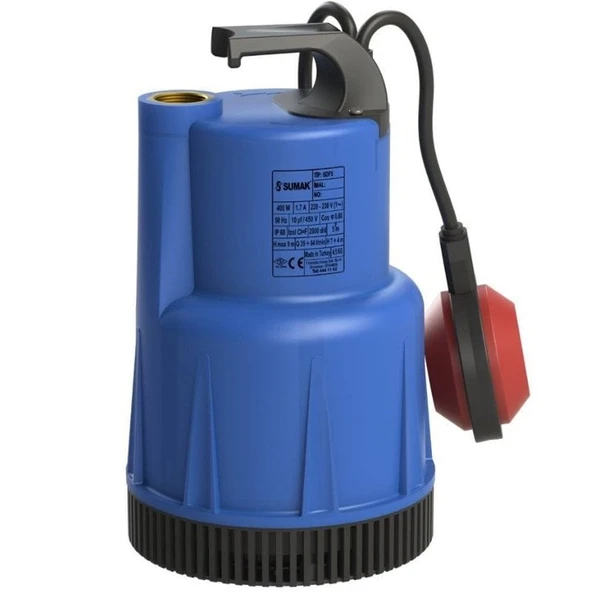 Sumak SDF300 Dalgıç Pompa 0.33Hp 1'' - Temiz Su ürün görseli 1