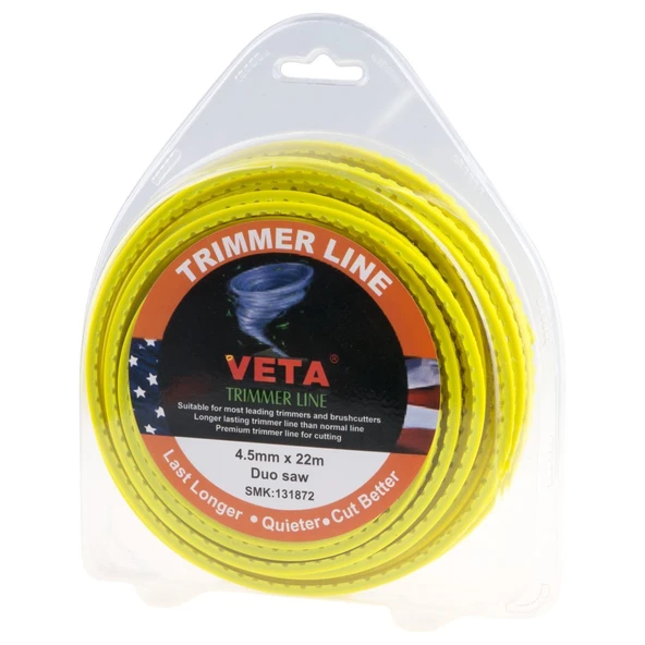 Veta 131872 Misina 4.5mm 22 Metre Tırtıklı Sarı ürün görseli 1