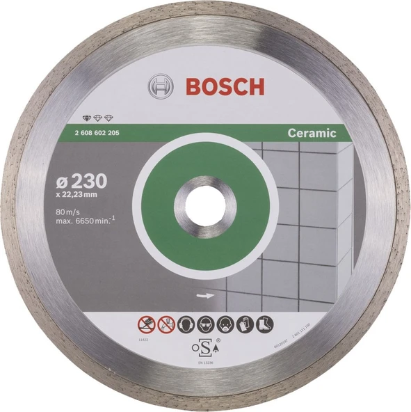 Bosch - Standard Seri Seramik İçin Elmas Kesme Diski 230 mm ürün görseli 1
