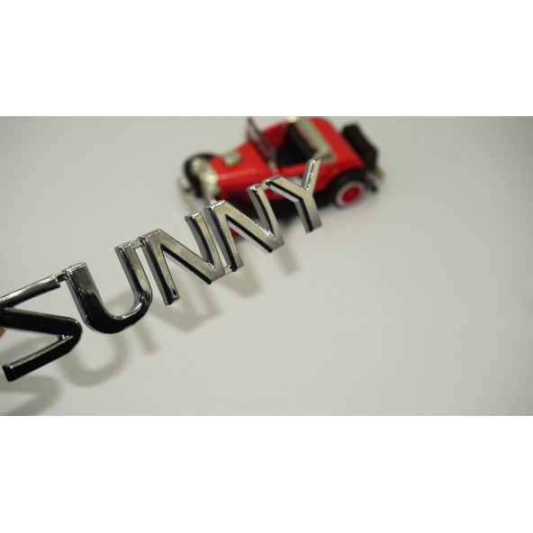 Nissan Sunny Bagaj Krom ABS 3M 3D Yazı Logo ürün görseli 1
