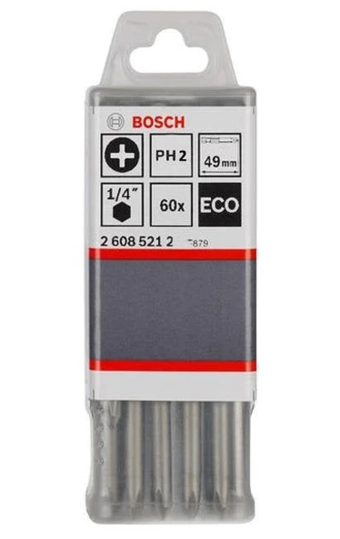 Bosch - Eco PZ2 Vidalama Ucu 49mm 60'lı ürün görseli 1