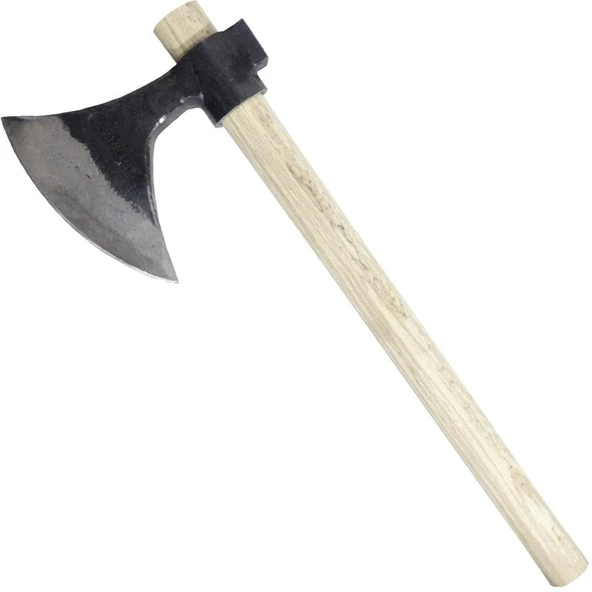 Ramazan Çelik Balta Dövme Çelik Ağaç Saplı 45cm ürün görseli 1