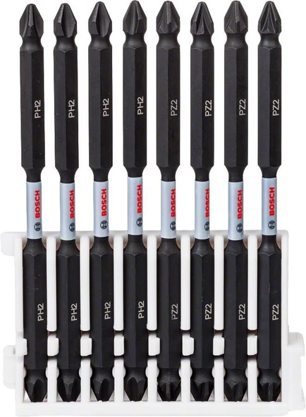 Bosch - Impact Control Serisi Çift Taraflı Vidalama Ucu 8'li PH2x4 /PZ2x4 *110mm ürün görseli 1