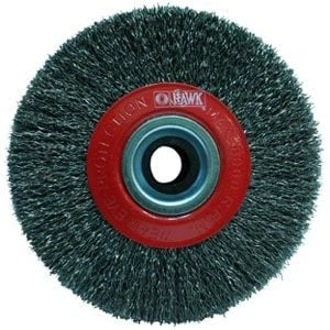 Hawk 150*25mm Gri Telli Daire Fırça // HA-10177 ürün görseli 1