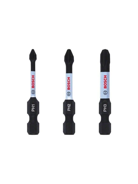 Bosch -ImpactC Vidalama Ucu PH1/2/3 50mm 3'lü ürün görseli 1