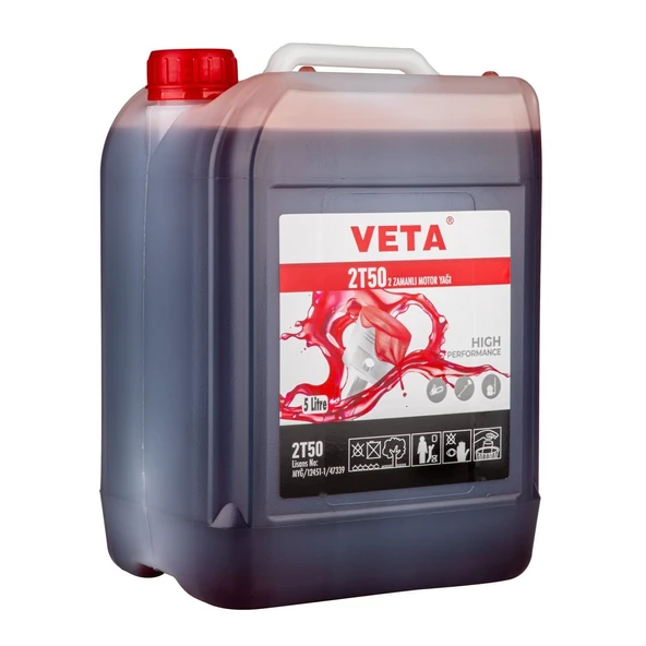 Veta 2T50 PRO 2 Zamanlı Motor Yagı 5 lt ürün görseli 1