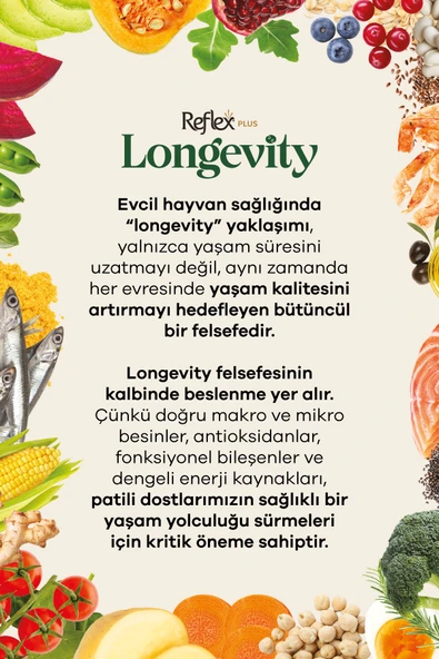 Plus Longevity Yetişkin Kedi Maması 1100g - Resim 6