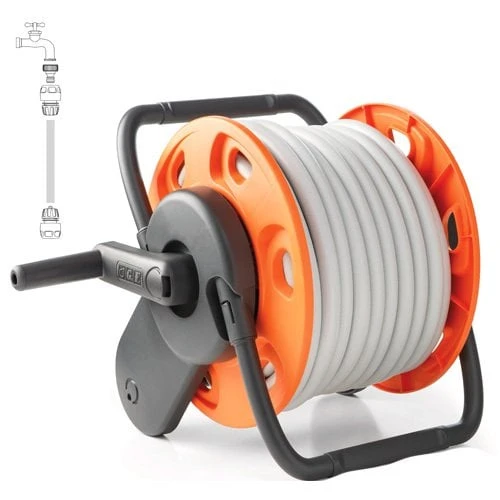 G.F. 8000-5846 Hortum Sarma Makarası Mini Plus 1/2'' 15 Metre Hortumlu Set ürün görseli 1