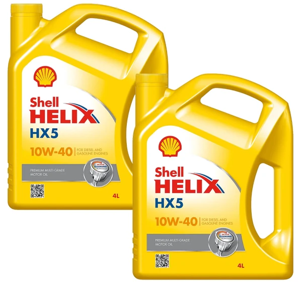 Shell Helix HX5 10W-40 Benzinli ve Dizel Araç Motor Yağı 2 x 4 Litre ürün görseli 1