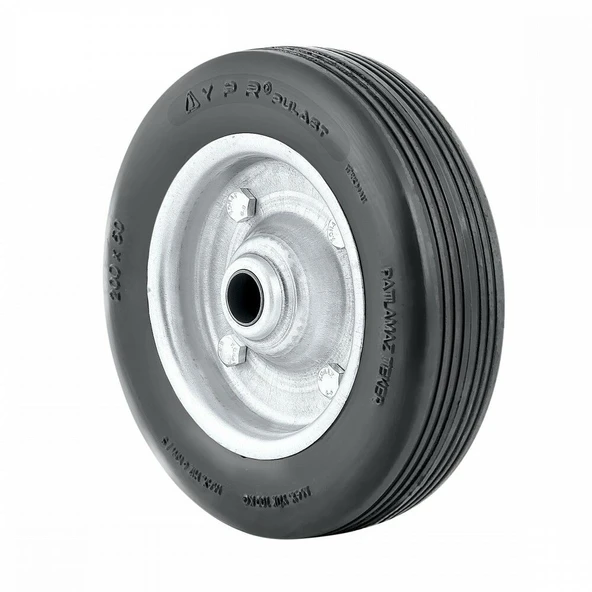 Yaparlar 65251 El Araba Tekeri Patlamaz Burçlu 200x20mm ürün görseli 1