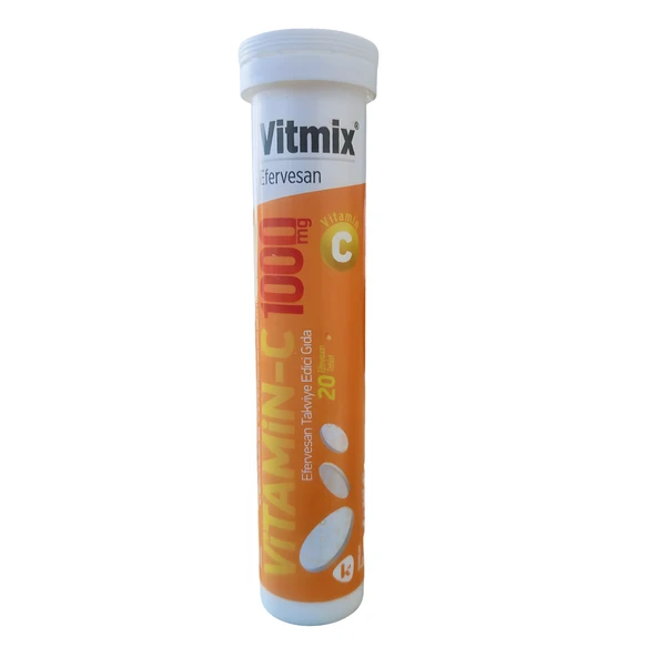 Vitmix Vitamin C 1000 mg 20 Efervesan Tablet ürün görseli 1