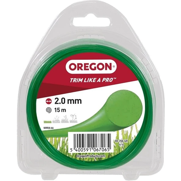 Oregon 69-356-GR Misina 2.0mm 15 Metre Yeşil Yuvarlak ürün görseli 1