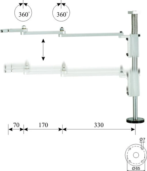 Osaka OSI 570 Paralel Kol 570mm ürün görseli 1