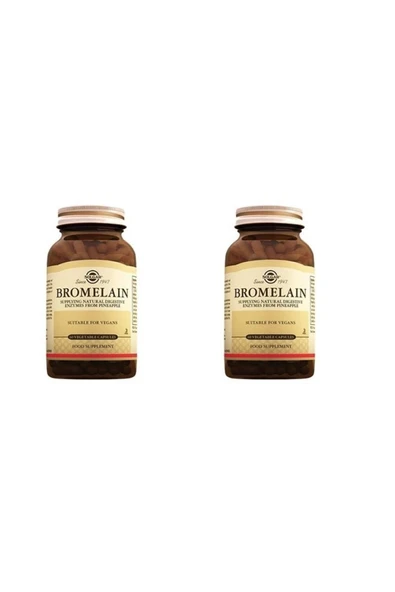 Solgar Bromelain 150 mg 60 Kapsul - 2 Adet ürün görseli 1