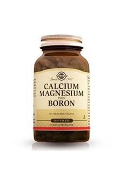 Solgar Calcium Magnesium Plus Boron 100 Tablet ürün görseli 1