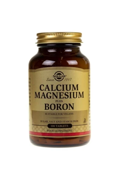 Solgar Calcium Magnesium Plus Boron ürün görseli 1