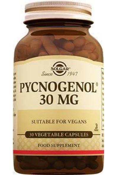 Solgar Pycnogenol 30 Mg 30 Kapsül ürün görseli 1