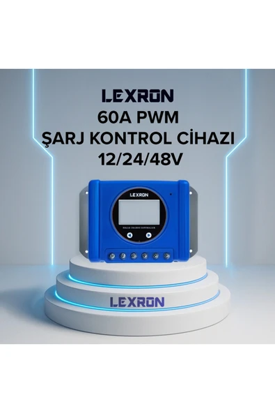 Lexron 60A PWM Şarj Kontrol Cihazı ürün görseli 1