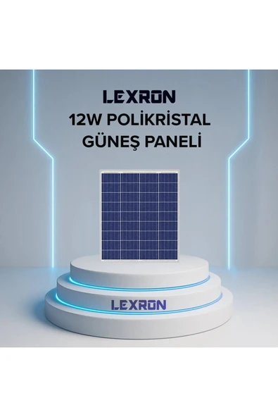Lexron 12W Polikristal Güneş Paneli ürün görseli 1