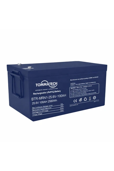 Tommatech LFP MRN1 Series 100AH 25.6V LV - Resim 2