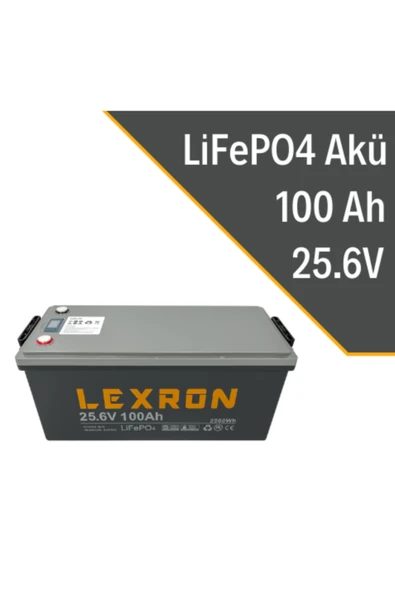 Lexron 100Ah 25.6V Lityum Akü ürün görseli 1