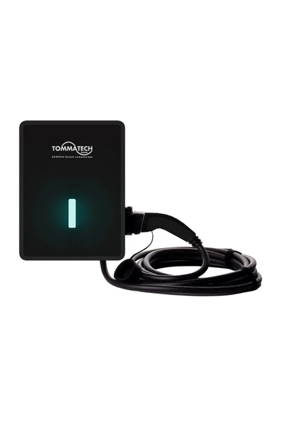 Likya 22 Kw Araç Şarj İstasyonu-LED-5M kablolu-BT ürün görseli 1