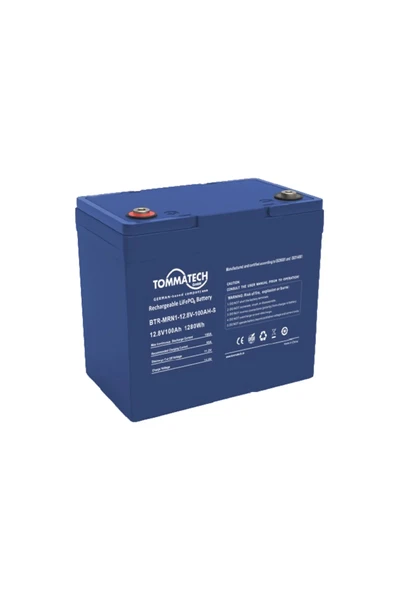 Tommatech LFP MRN1 Series 100AH 12.8V Small LV ürün görseli 1